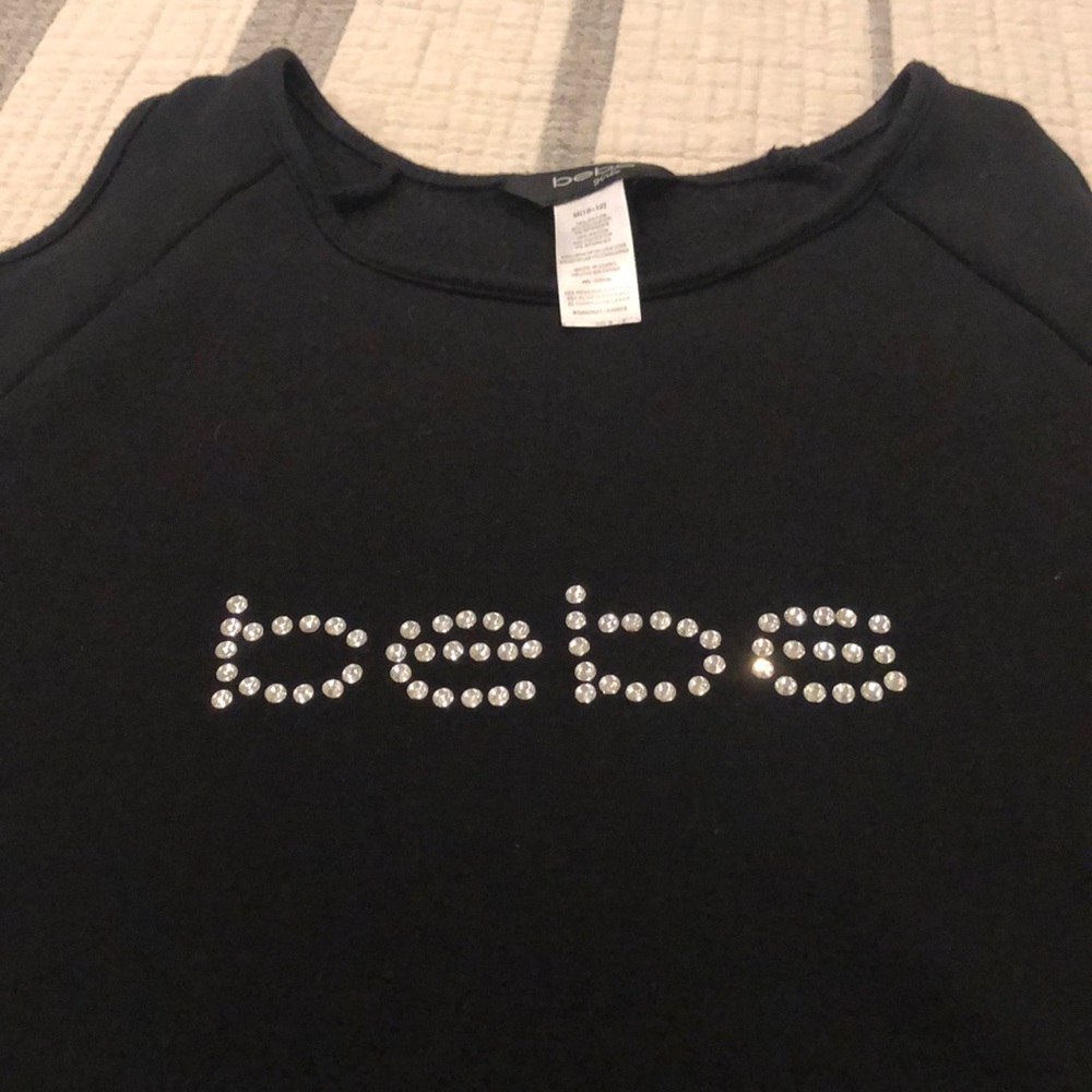 bebe Cold Shoulder Sweater